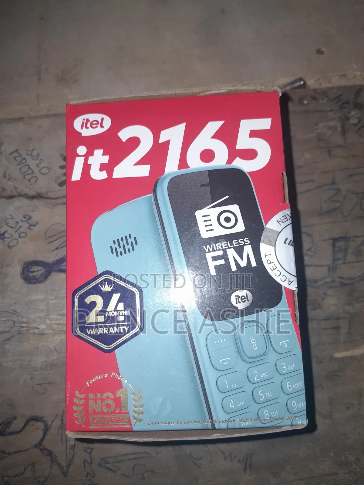 New Itel it2165 Black