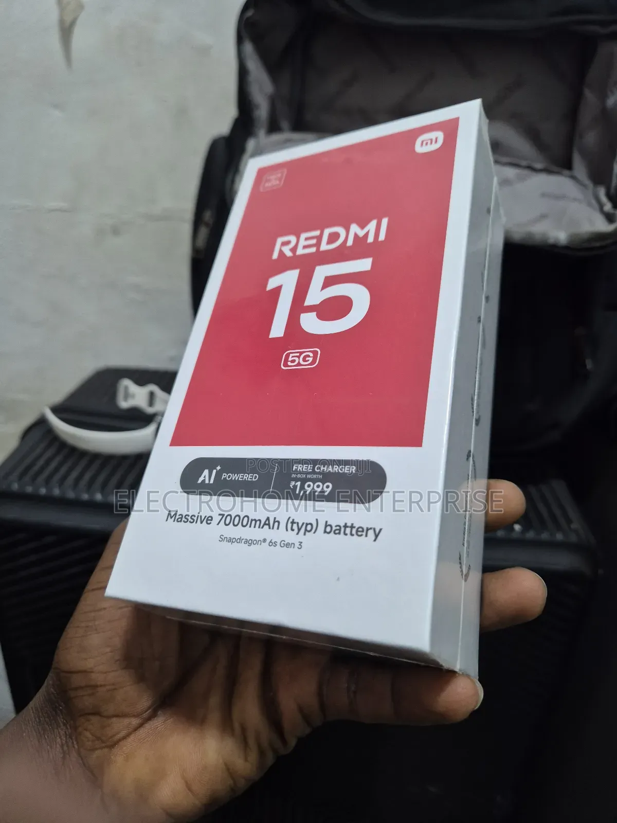 New Xiaomi Redmi 15 5G 256 GB Black
