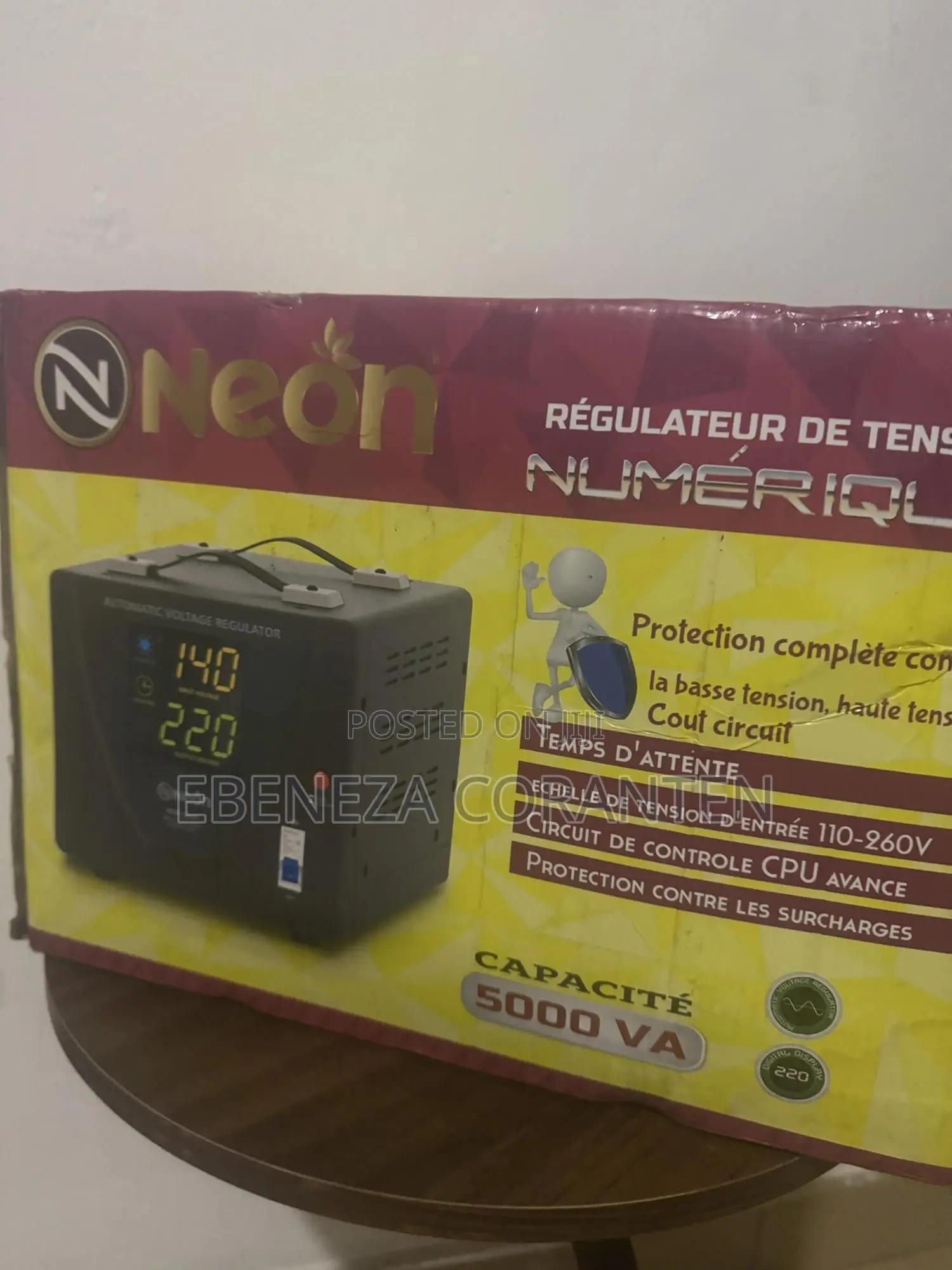 Neon Voltage Stablilizer