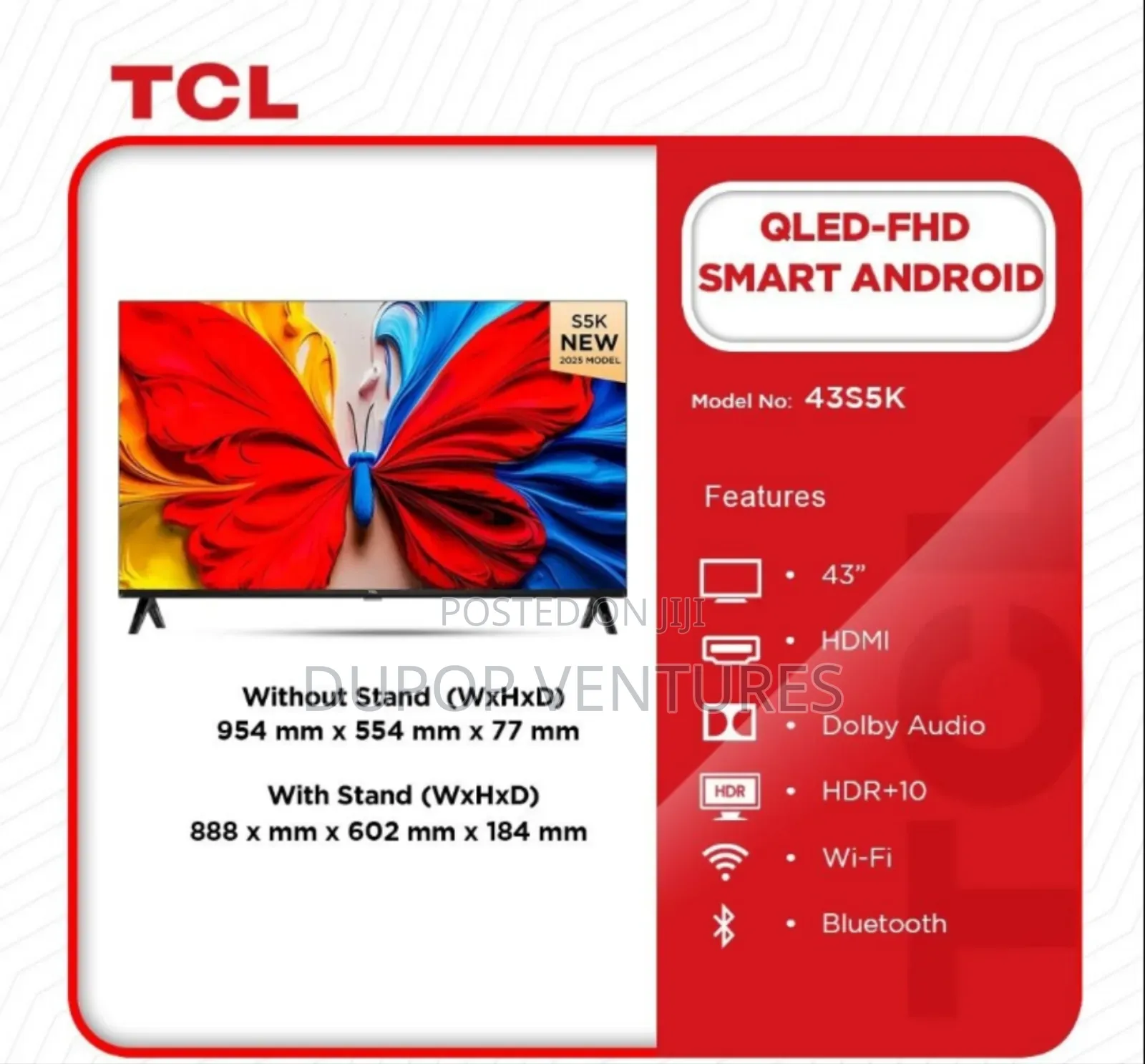 TCL 43 Qled Android Tv