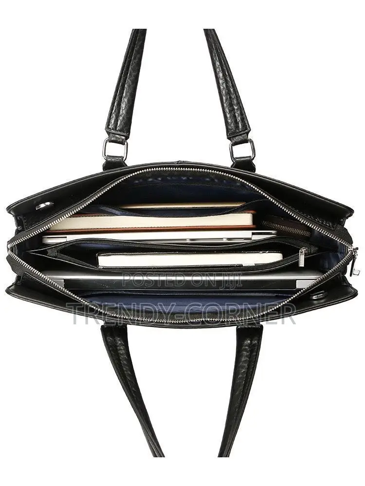 Gorchis Classic Leather Anti-Theft Laptop Bag