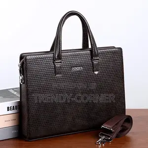Gorchis Classic Leather Anti-Theft Laptop Bag