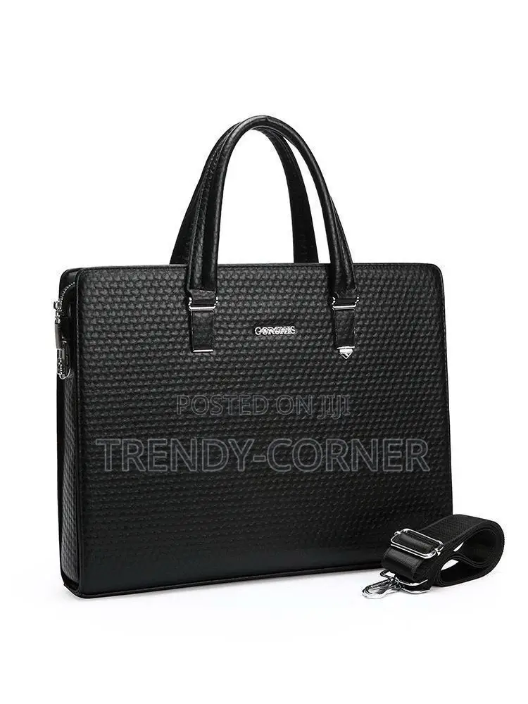 Gorchis Classic Leather Anti-Theft Laptop Bag