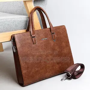 Gorchis Classic Leather Anti-Theft Laptop Bag