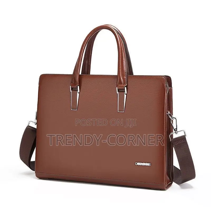 Gorchis Classic Leather Anti-Theft Laptop Bag