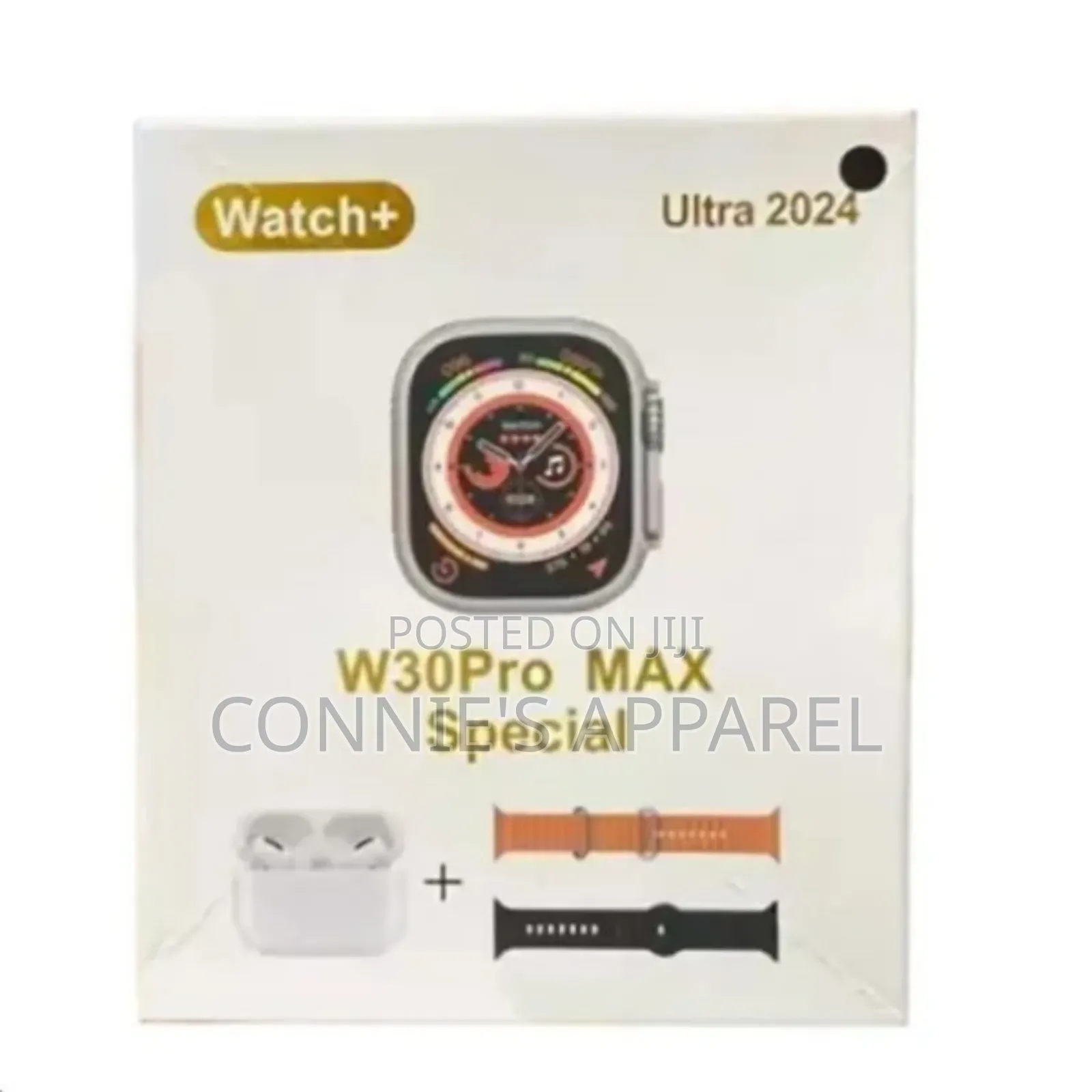 Ultra W30pro Max Smart Watch With Earpod