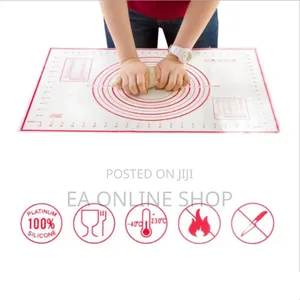 Reusable Silicone Heat Resistant Kneading Rolling Dough Mat 40x30cm