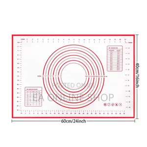 Reusable Food Graded Silicone Kneading Dough Mat 40x60cm