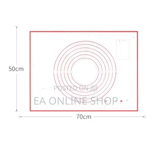 Food Graded Silicone Kneading Rolling Dough Making Mat 70x50cm