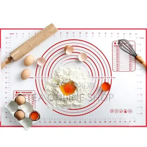 Food Graded Silicone Kneading Rolling Dough Making Mat 70x50cm