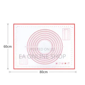 Food Graded Silicone Non Stick Kneading Dough Mat 80x60cm