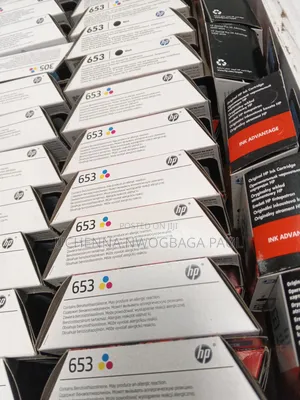 Hp Ink Cartridges 653 Back and Colors