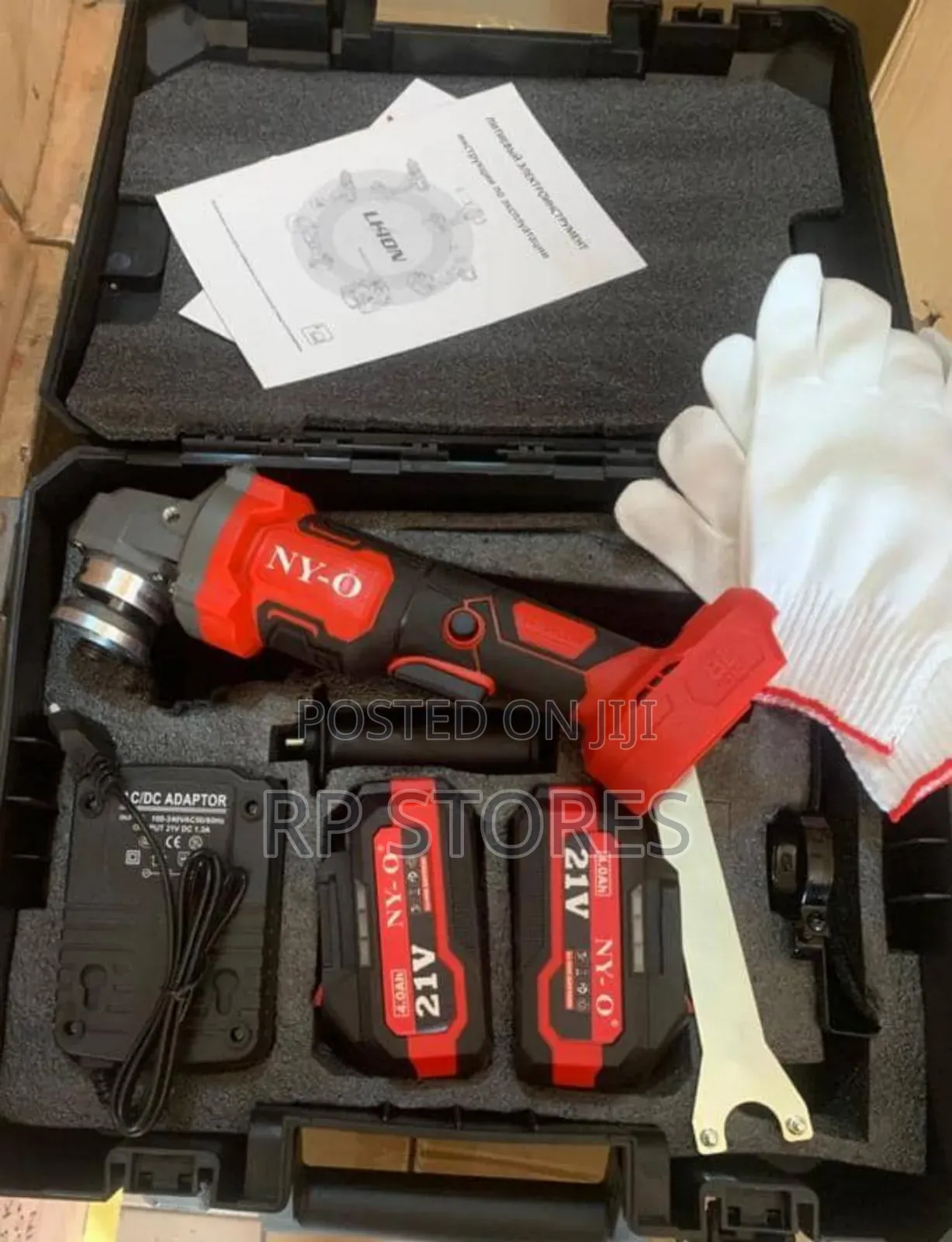 Ny O Cordless Angle Grinder 21v