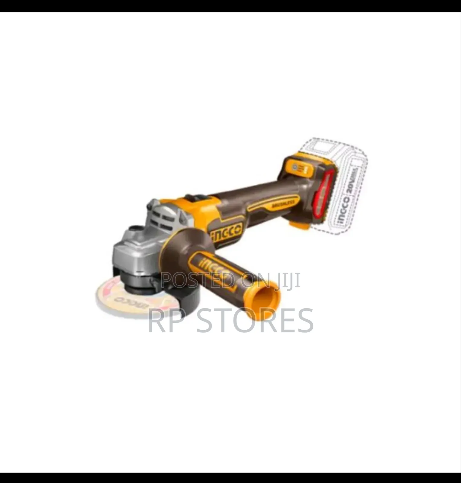 Ingco Cordless Angle Grinder 20v