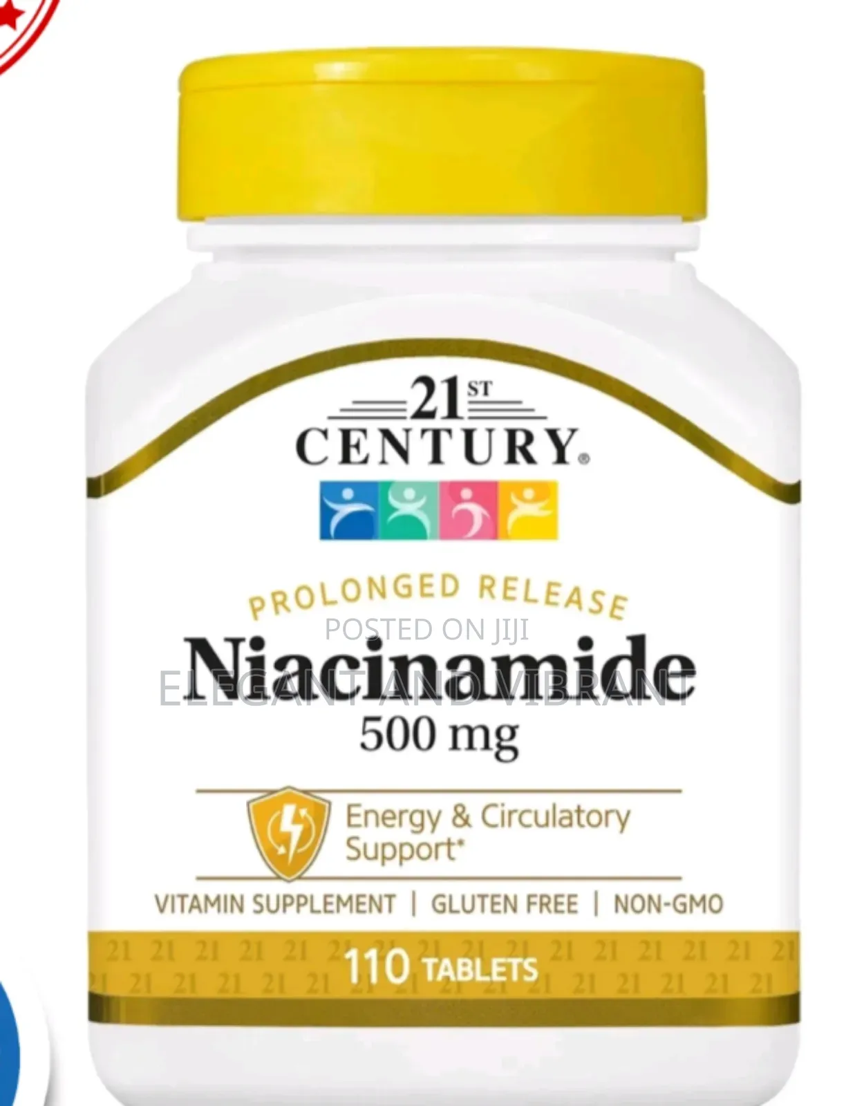 Niacinamide 500 Mg Prolonged Release Tablets, 110-Count