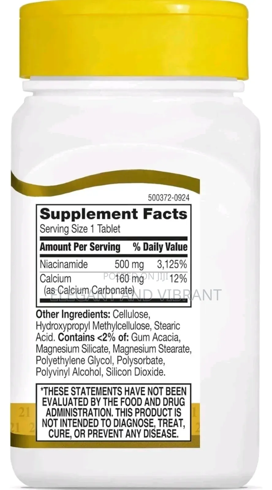 Niacinamide 500 Mg Prolonged Release Tablets, 110-Count