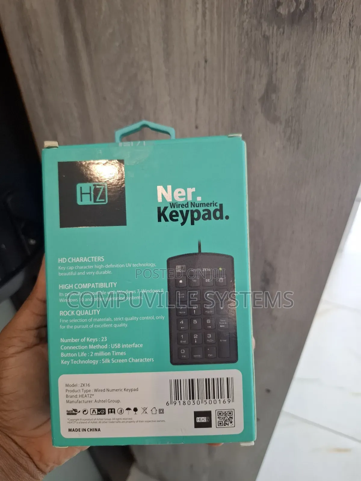 Heatz Ner Wired Numeric Keypad