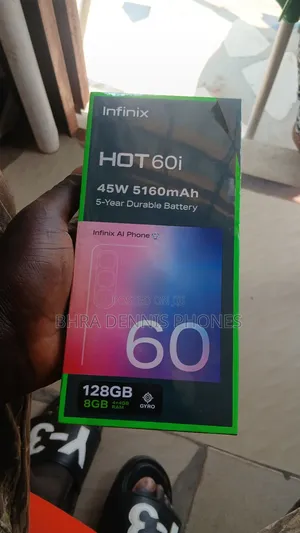 New Infinix Hot 60i 128 GB Silver