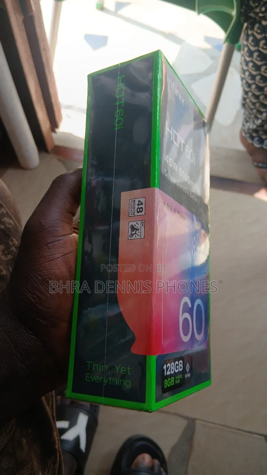 New Infinix Hot 60i 128 GB Silver