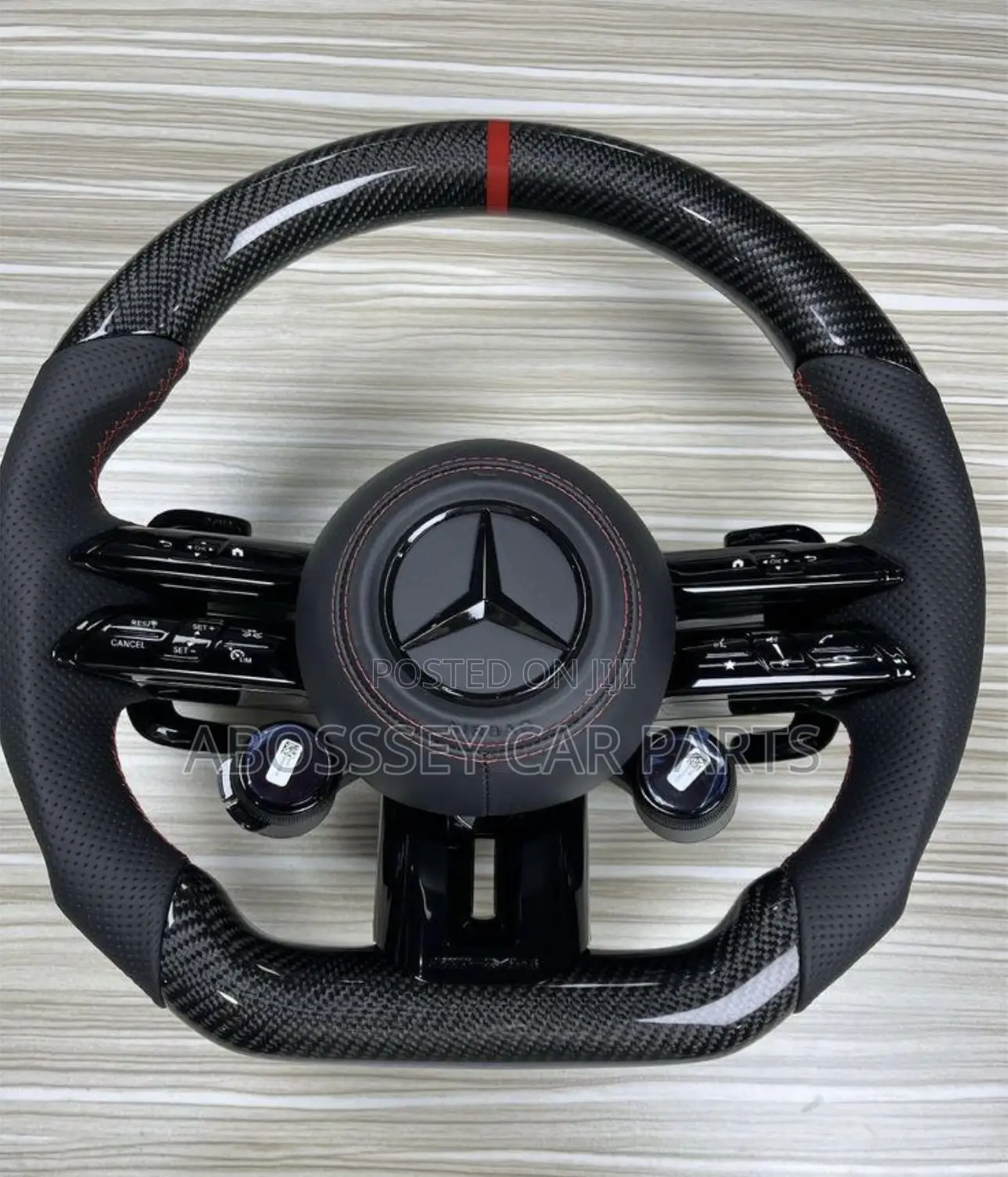 Carbon Fiber Designed Mercedes Benz Steering Wheel