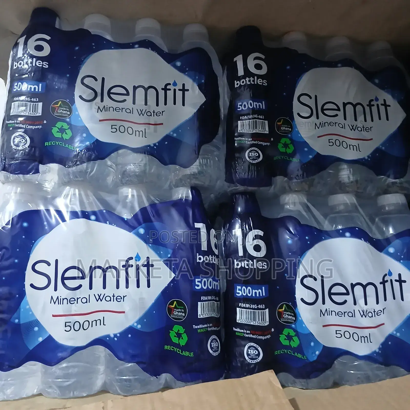 Slim Fit Mineral Water 500mlx16