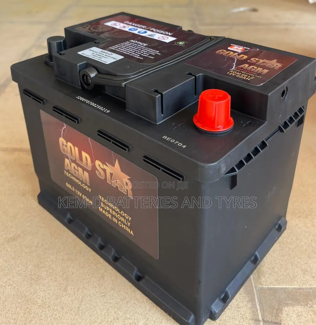 13 Plates Agm Battery for Start Stop Cars + Free Delivery