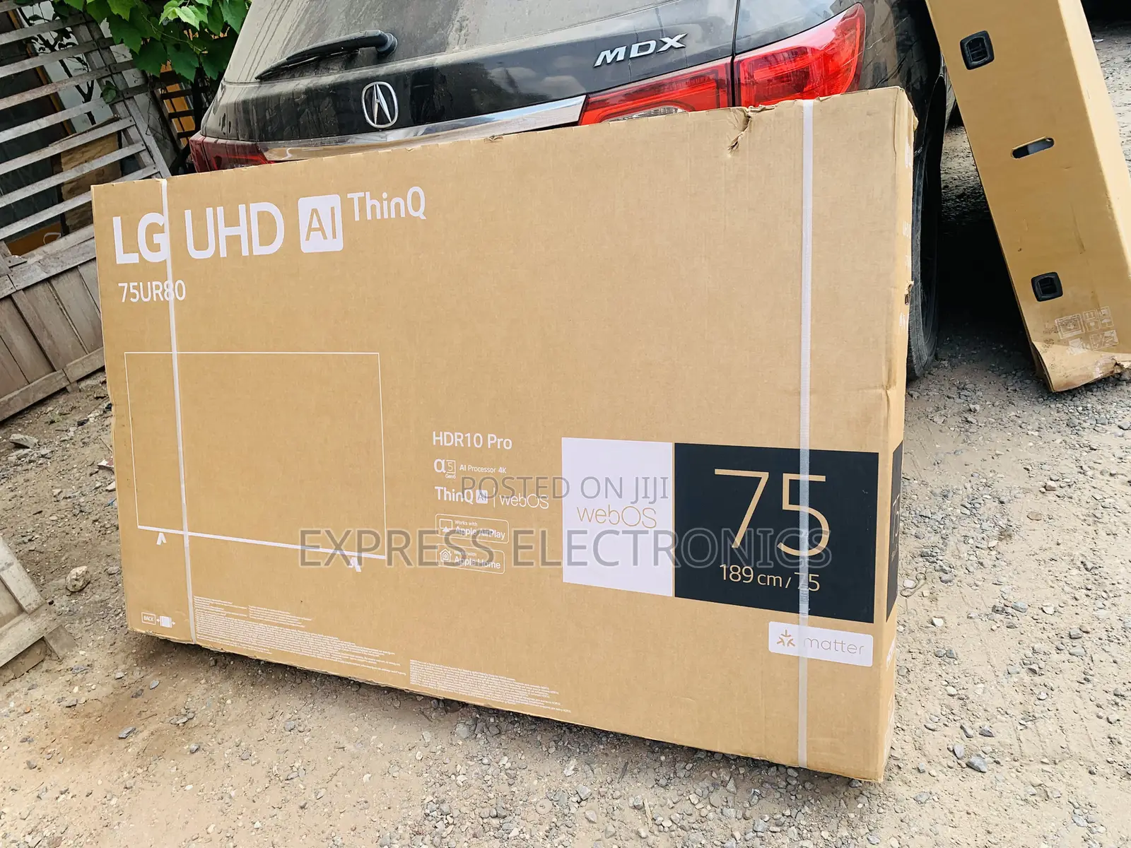 Slim Uhd Smart Glossy Lg 75”Ur80 Television