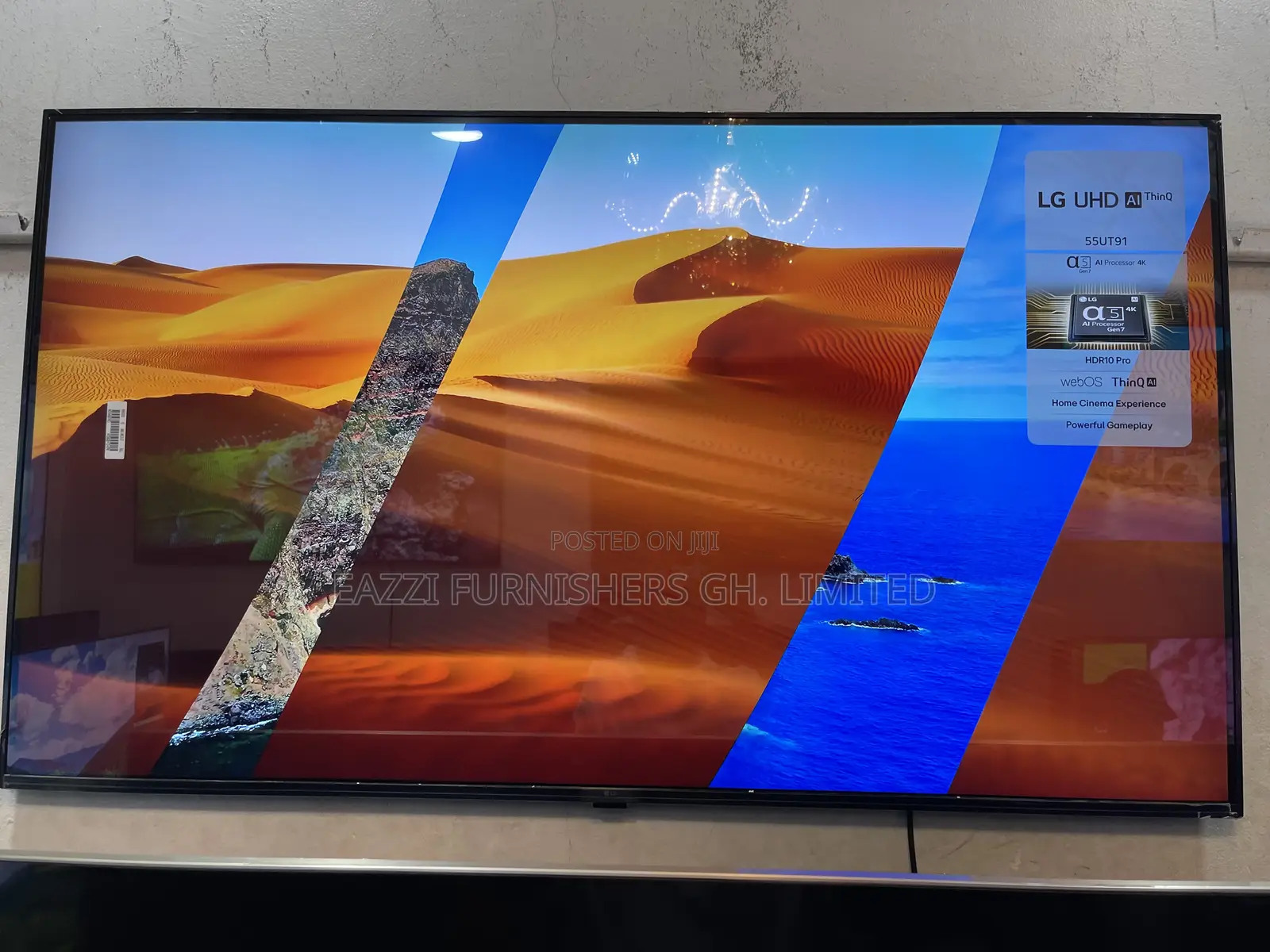 Lg 55 Inches Uhd HDR Smart Satellite 2024/25 Series 9 Apple Play Uk Tv