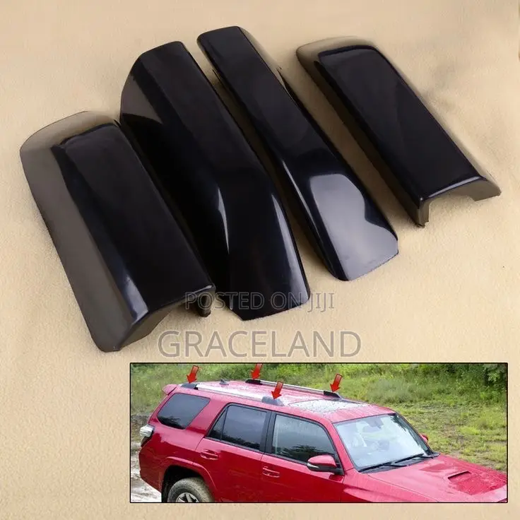 This Is Original Black Roof Rack Rails End Cover Shell 4 PCS 4 Runner