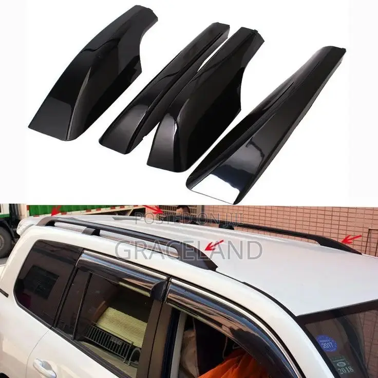 This Is Original Black Roof Rack Rails End Cover Shell 4 PCS 4 Runner
