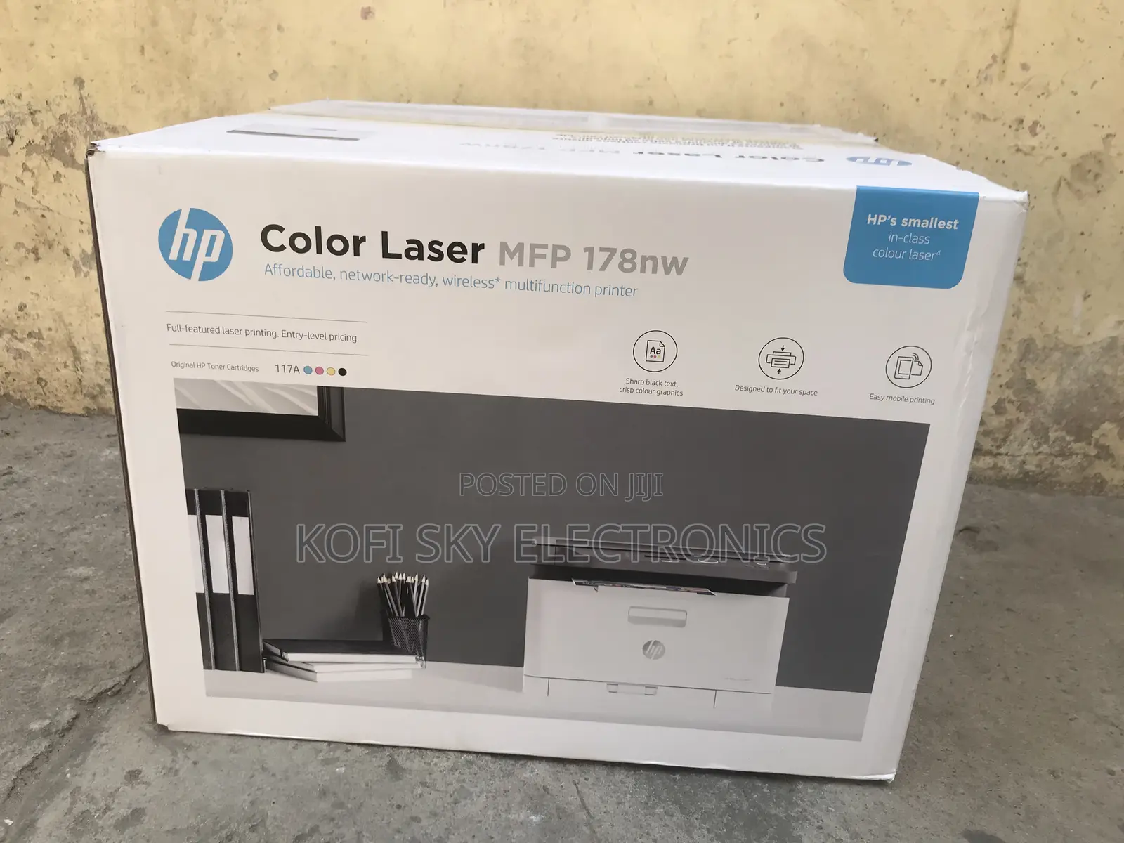Much Quality Hp Color Laser MFP 178nw 3in1 Wireless Printer