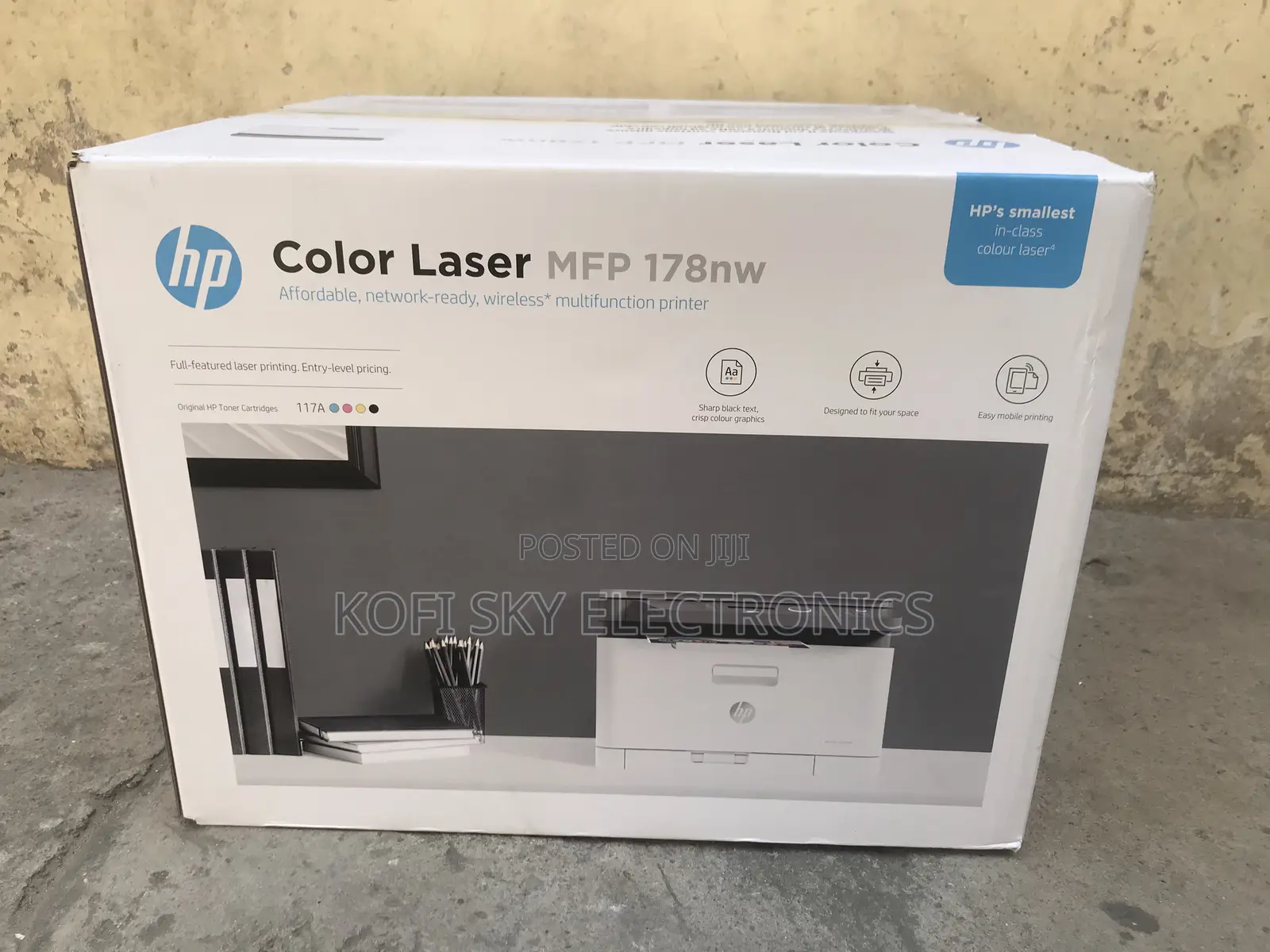 Much Quality Hp Color Laser MFP 178nw 3in1 Wireless Printer
