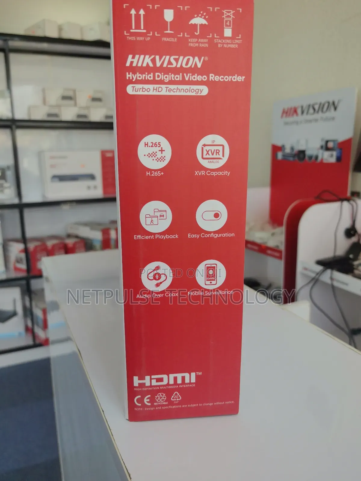 Hikvision 8-Channel Acusense Hybrid DVR Ids-7208hqhi-M1/T