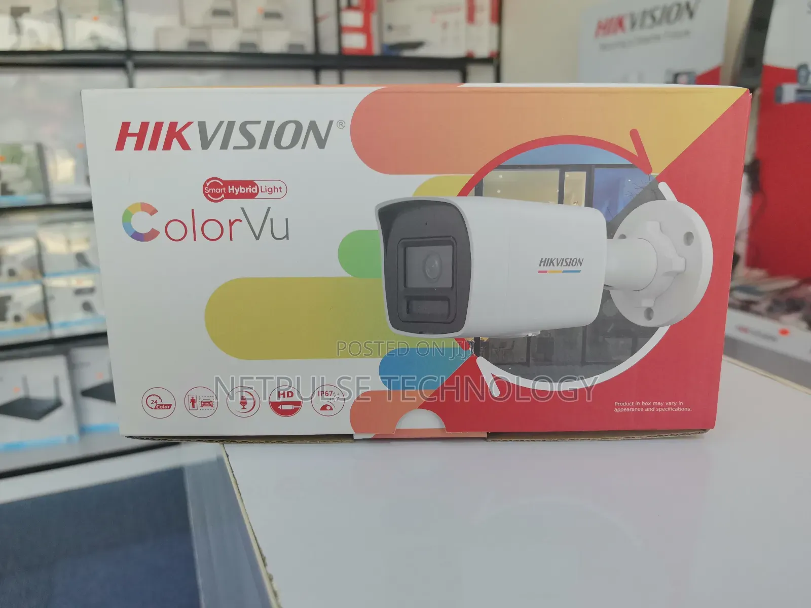 Hikvision Colorvu Fixed Bullet Network Camera 2mp Ds-2cd1027g2h-Liu