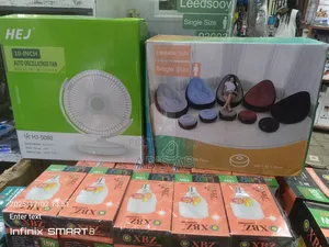 Rechargeable Fan and Sofa Chair