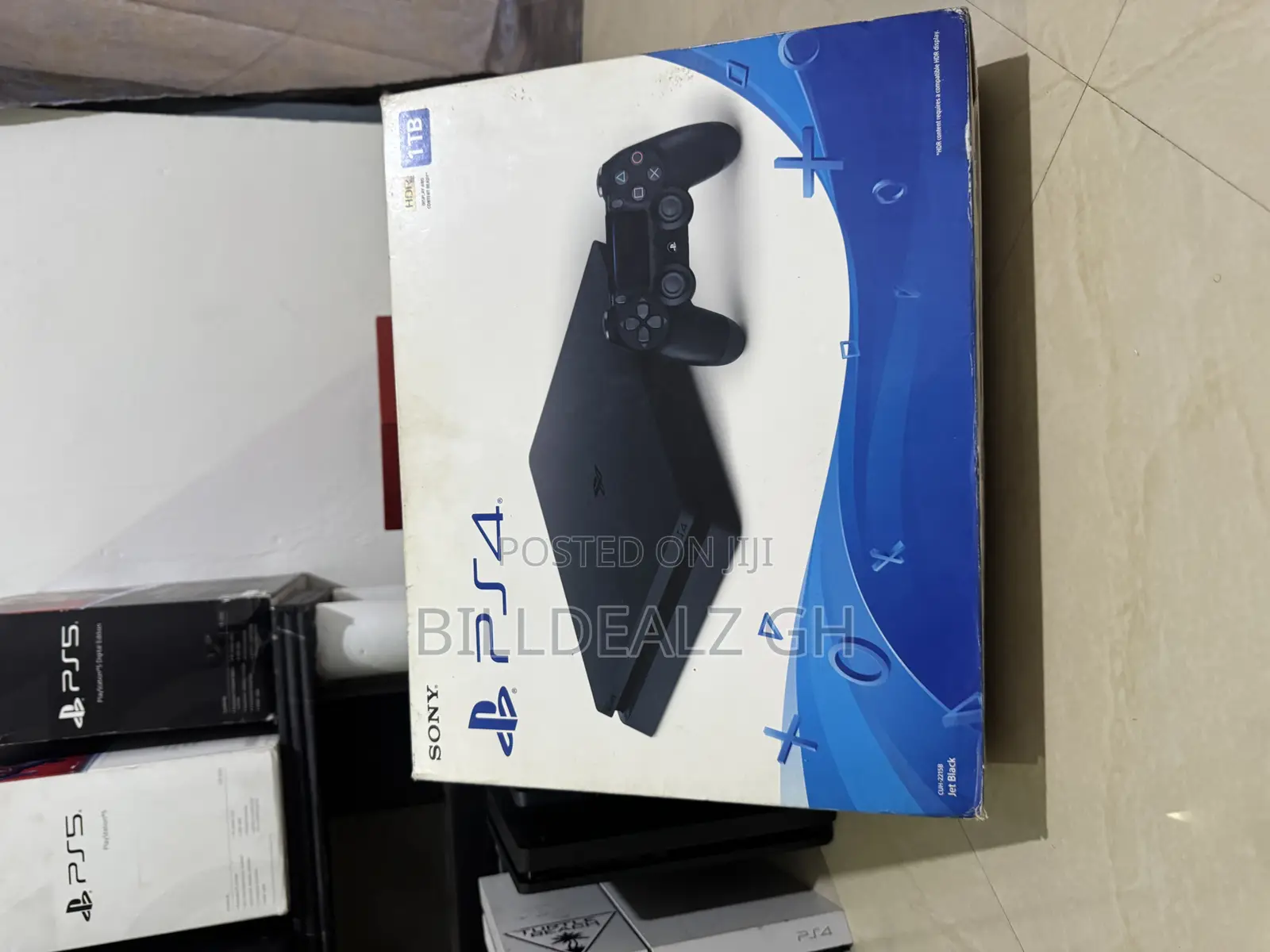 Ps4 Slim 1 Terabyte With Box and Accessories