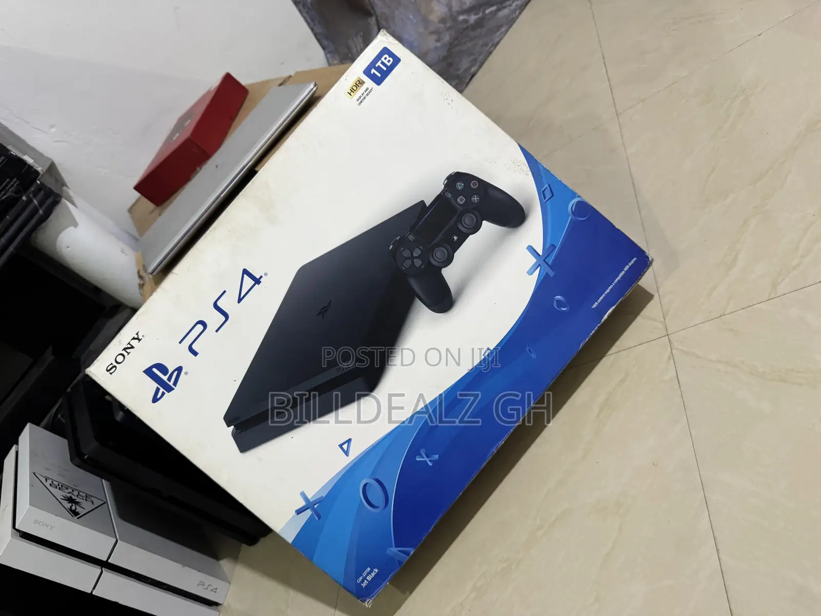 Ps4 Slim 1 Terabyte With Box and Accessories