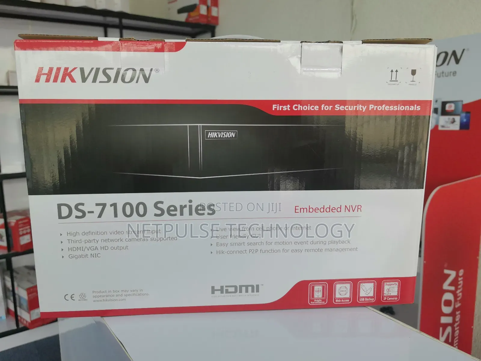 Hikvision 4-Channel NVR (Network Video Recorder) - Ds-7104ni-Q1/4p