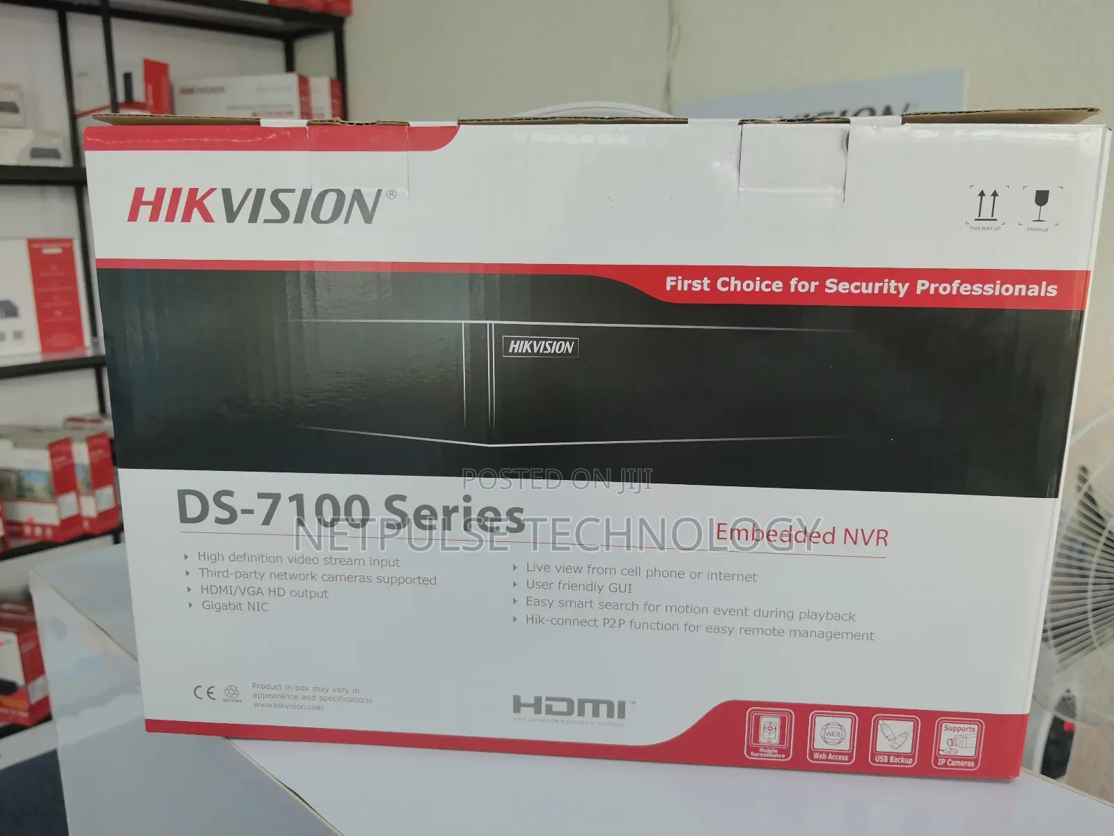 Hikvision 4-Channel NVR (Network Video Recorder) - Ds-7104ni-Q1/4p
