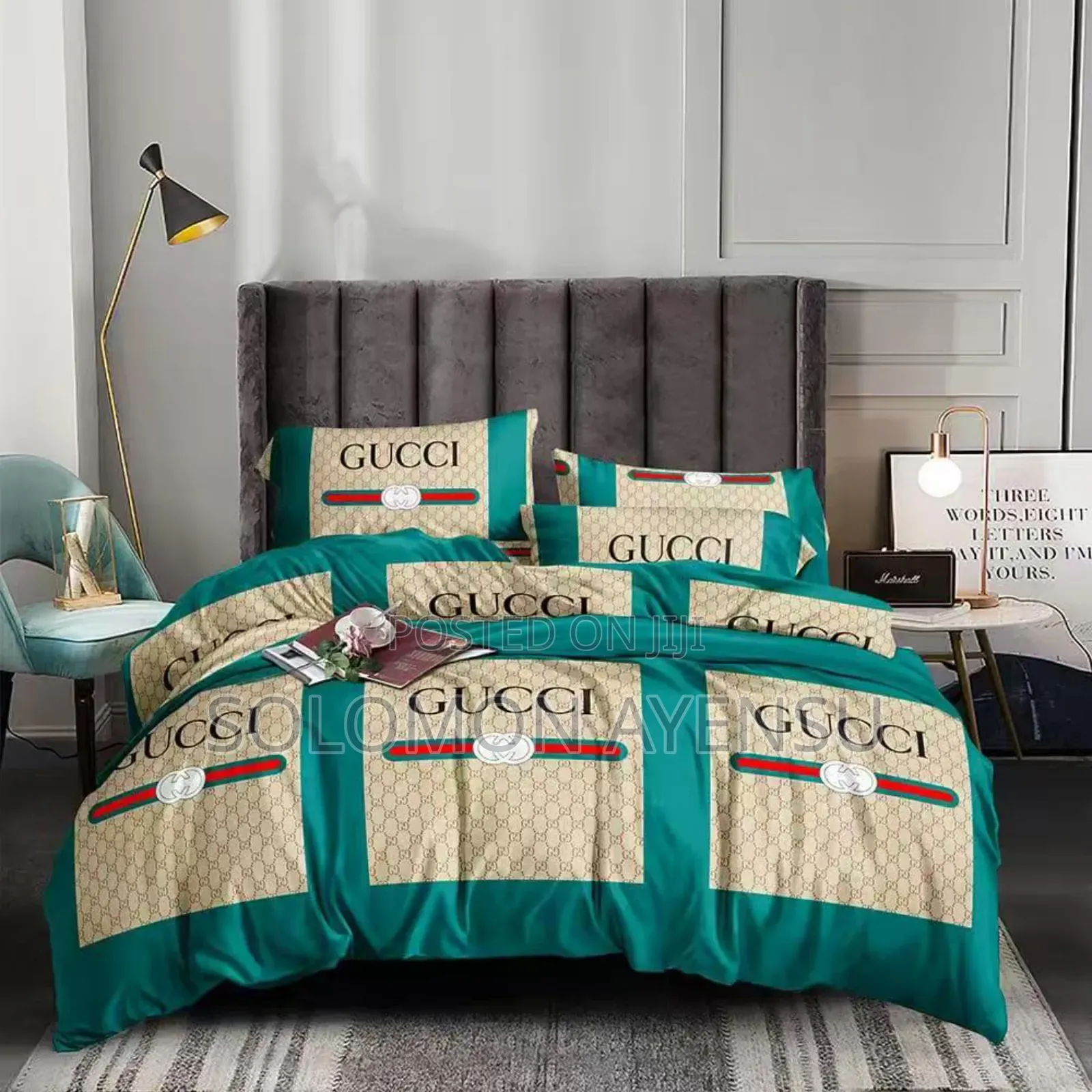 Quality 5 in 1 Bedding Set 2 Bedsheets and 5 Pillow Cases
