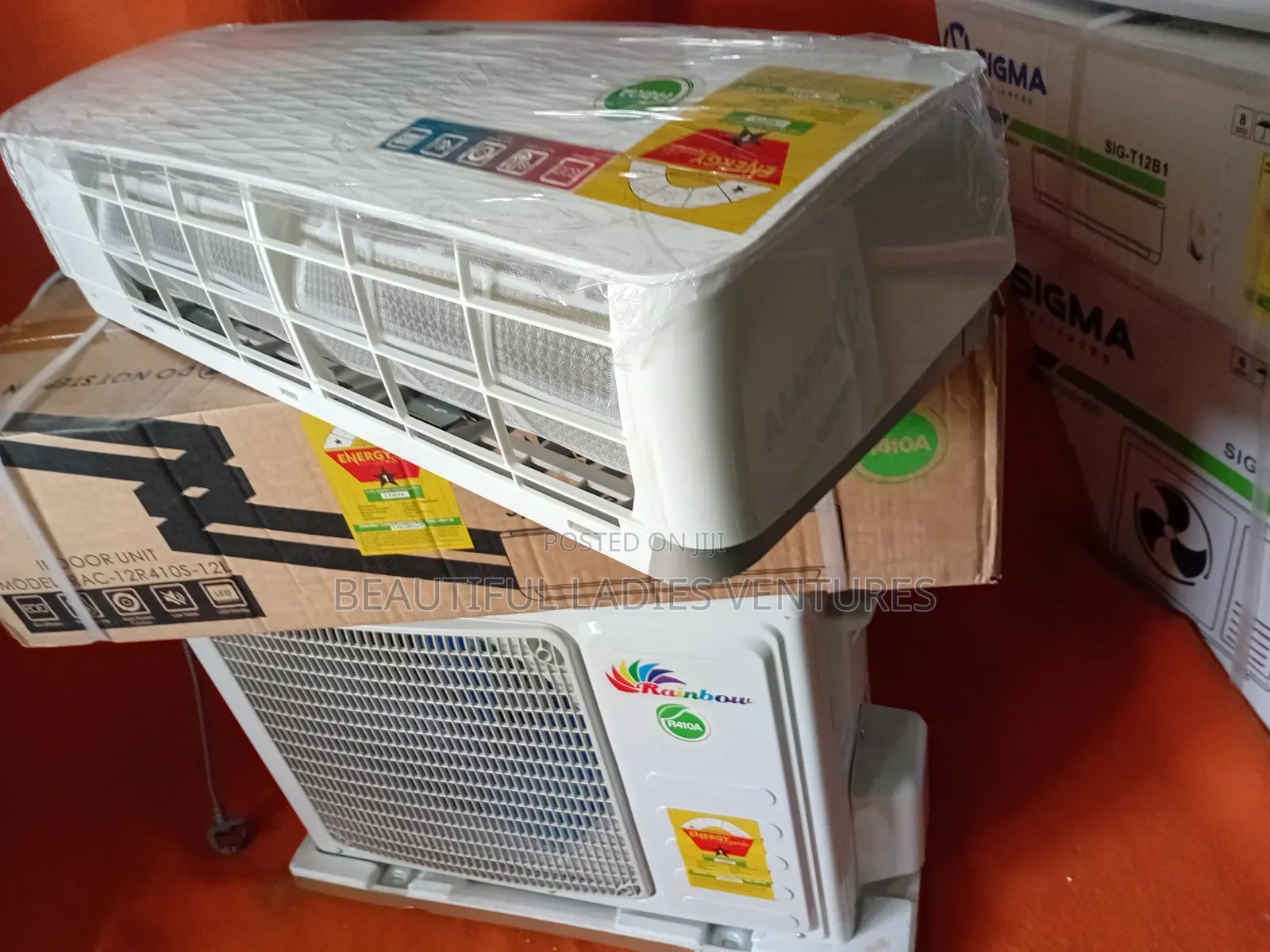 Rainbow Shape Split 1.5hp Ac With Great Cool Vibes
