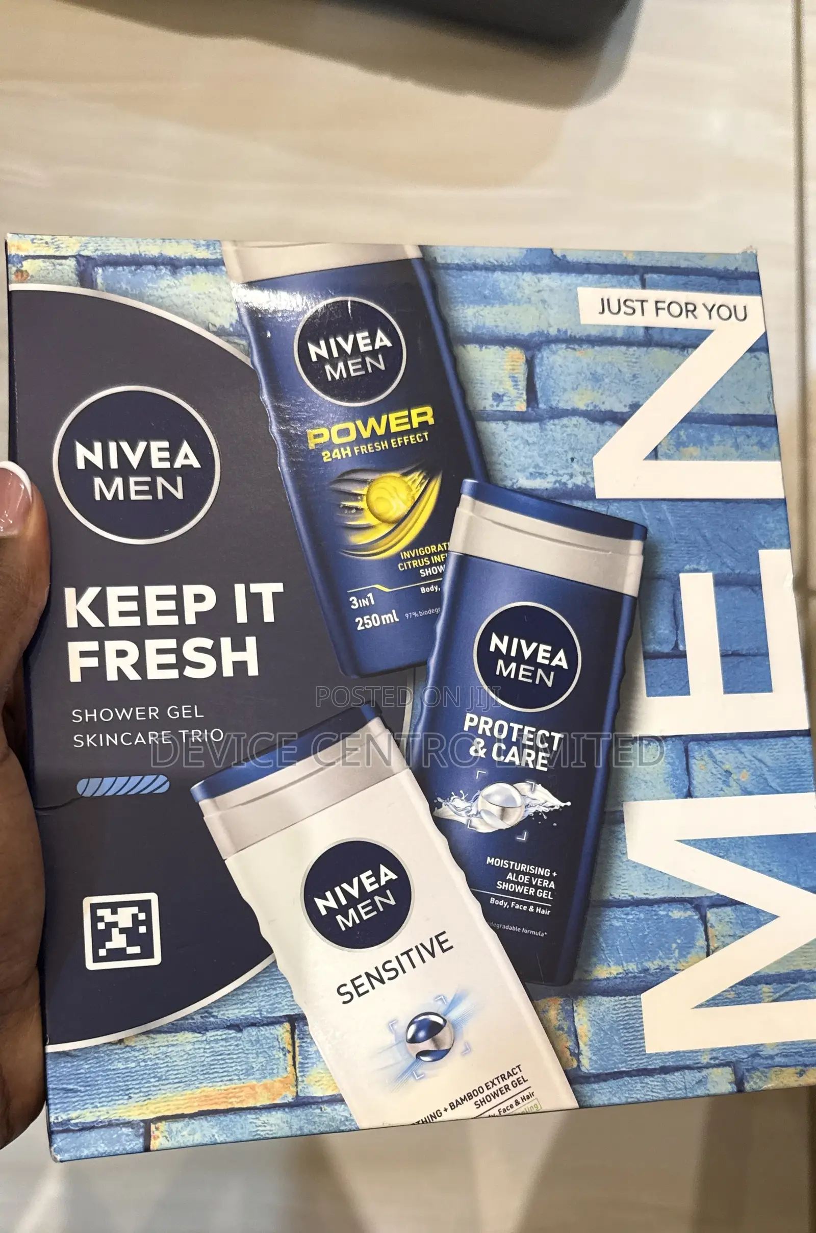 Nivea Men Shower Gel Skincare Trio