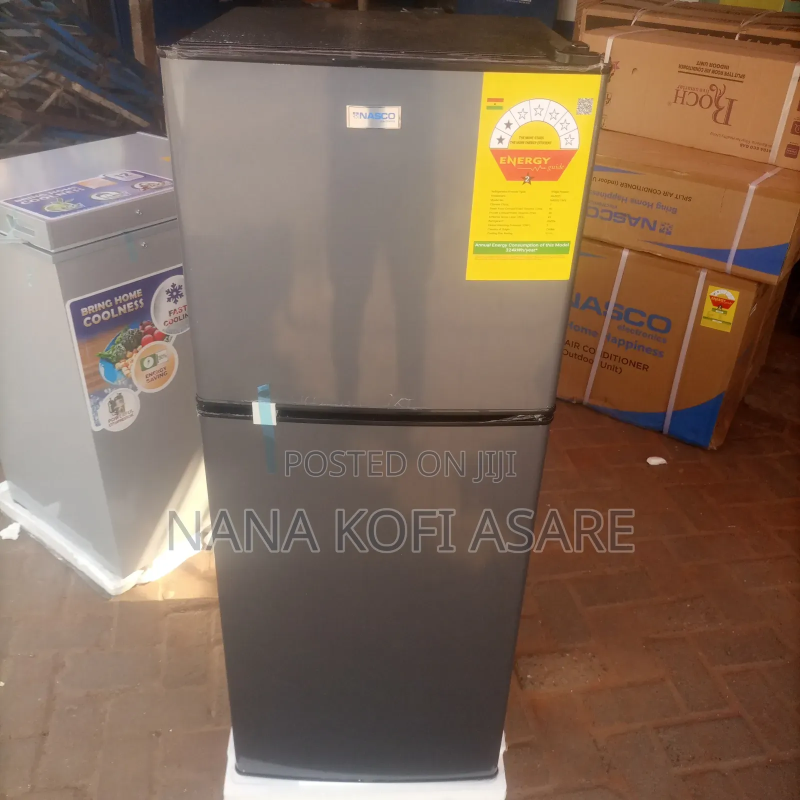 Nasco 138litres Top Mount Freezer Refrigerator