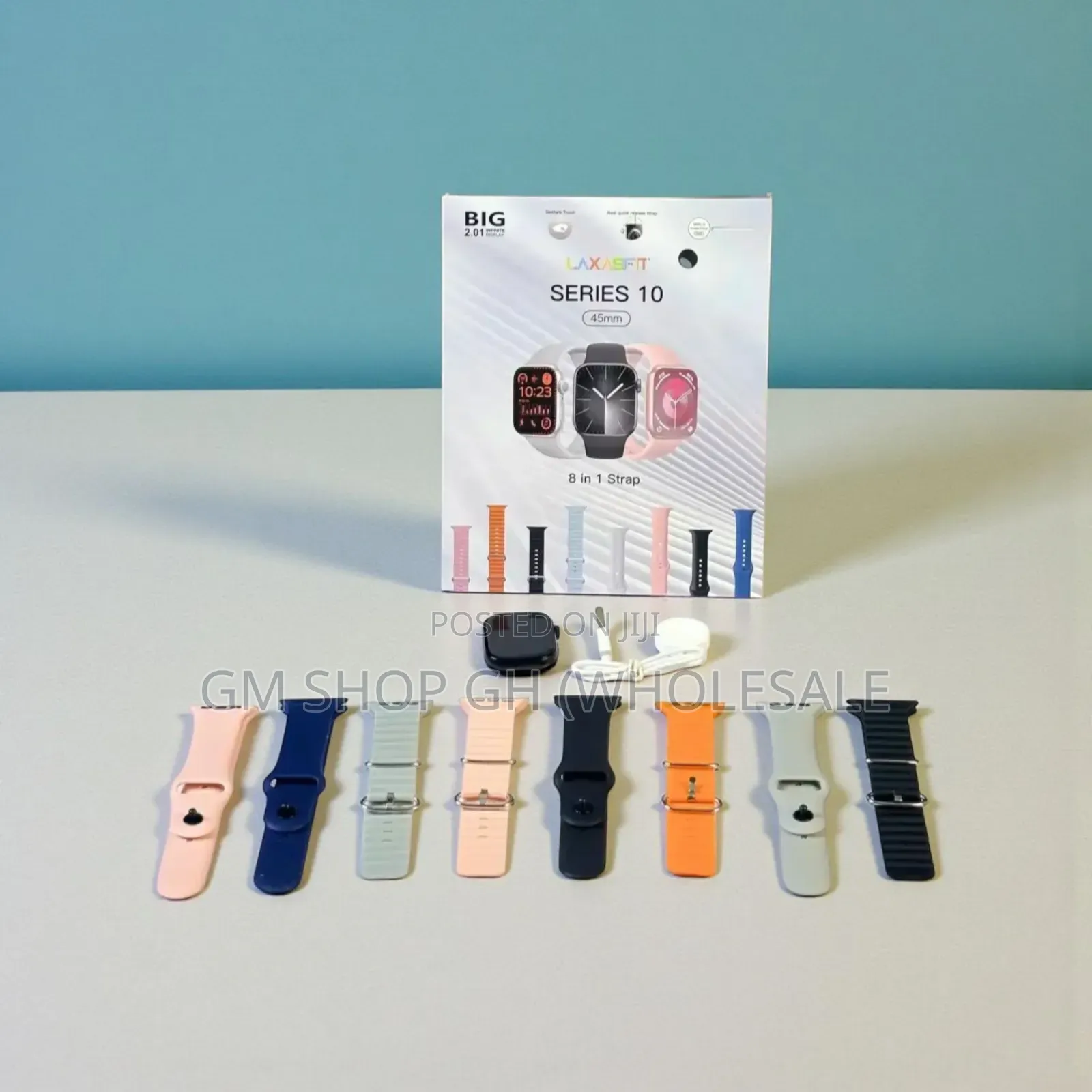 Laxasfit Series 10 Smartwatch 8 in 1 Set (636836)
