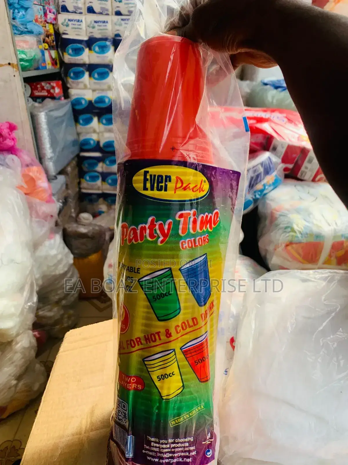 Everpack Disposable Design Paper Cups 50pcs