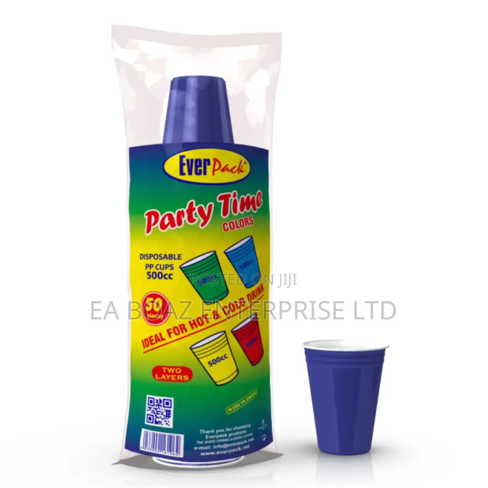 Everpack Disposable Design Paper Cups 50pcs