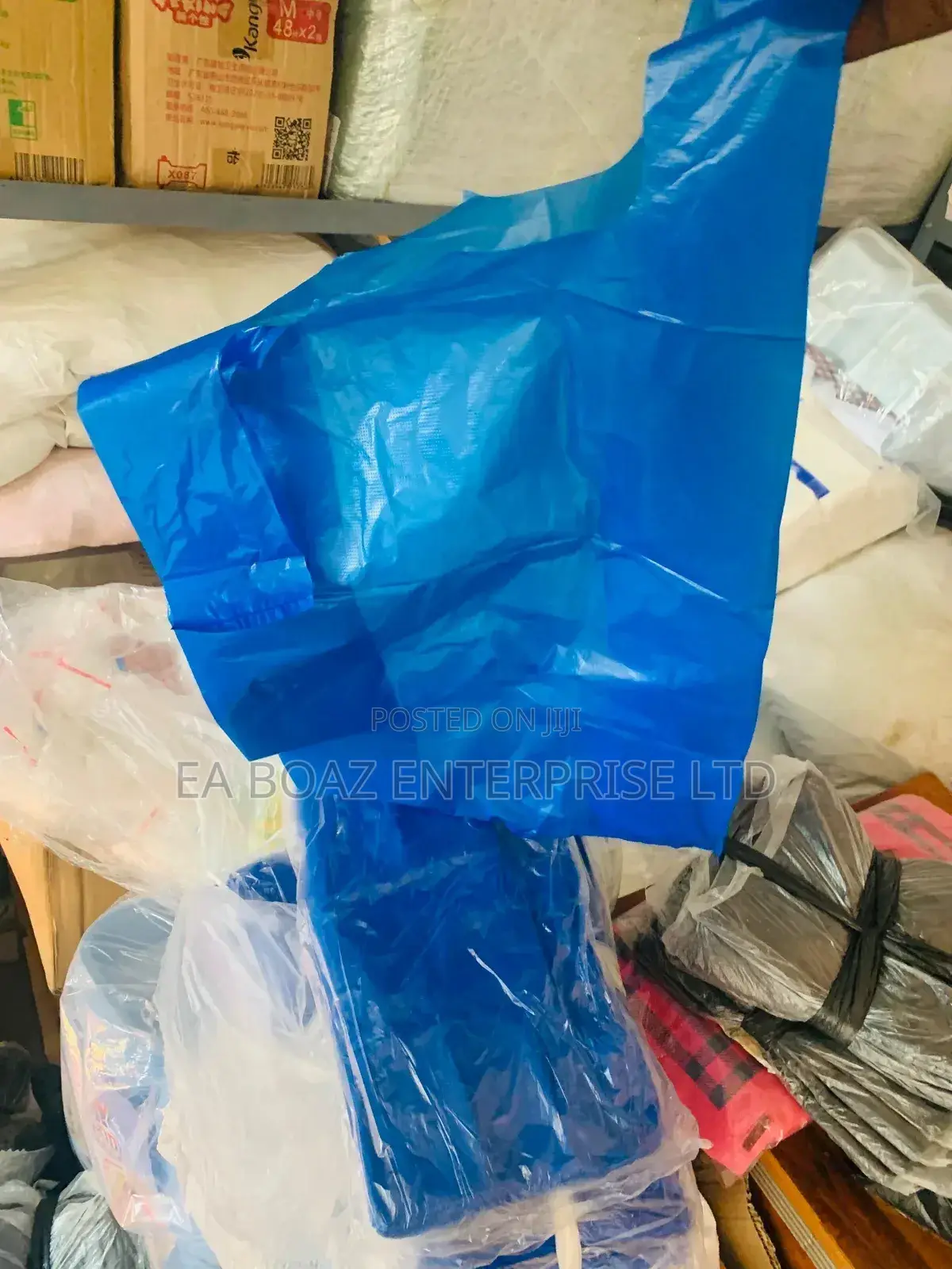 Extra Large Rubber Bags, Gift Design Bags Blue 5 Bundles 290 Pieces