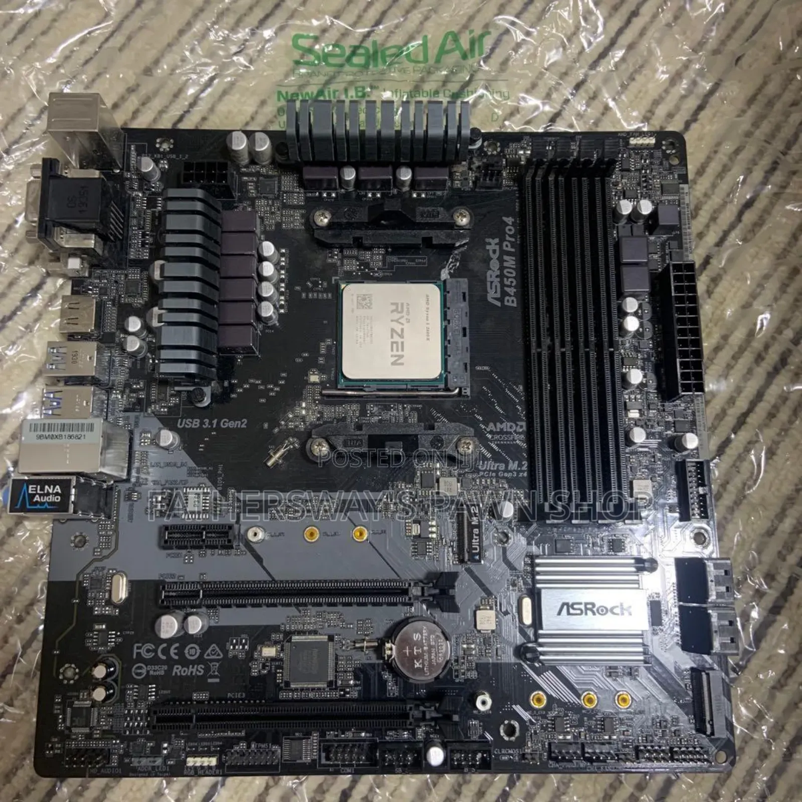 Ryzen 7 3700x + B450m Motherboard Combo