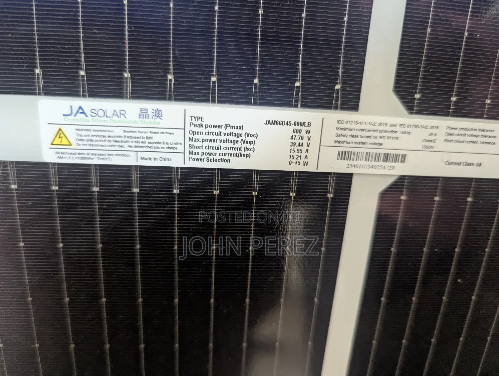 600w Solar Panels