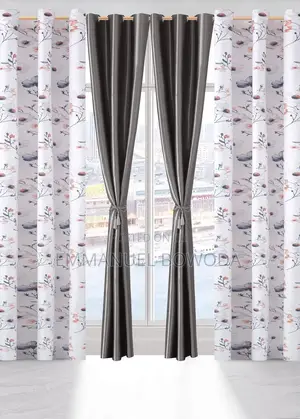 Cotton Material 4in1 Curtains